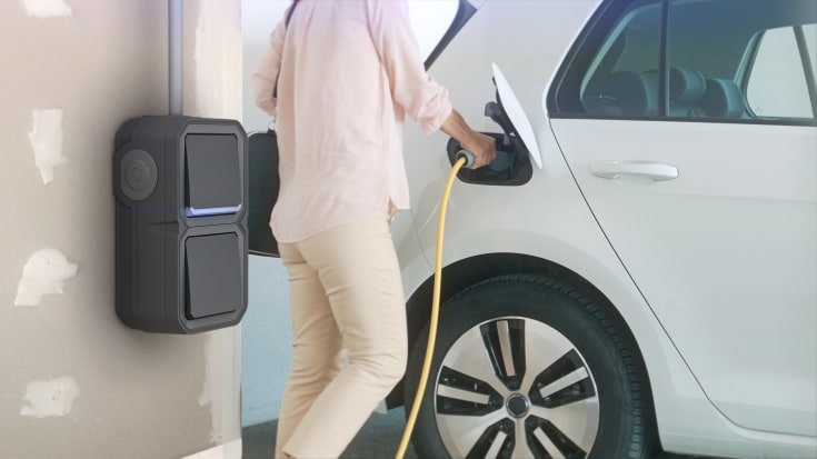 Plexo55 underlägg 4 moduler antracit