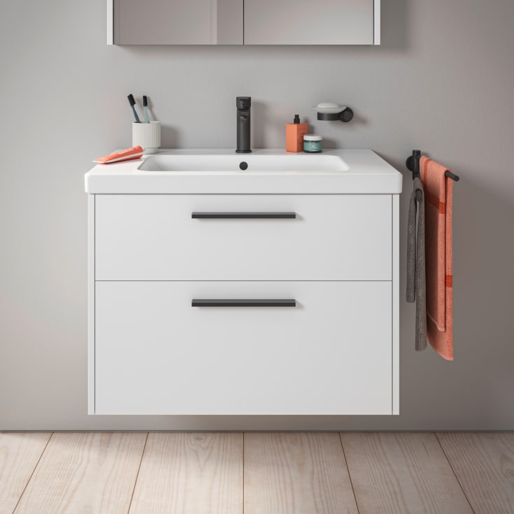 Duravit D-Code underskab, 78,4x46 cm, mat hvid