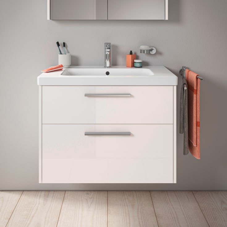 Duravit D-Code servantskap, 78,4x46 cm, hvit høyglans