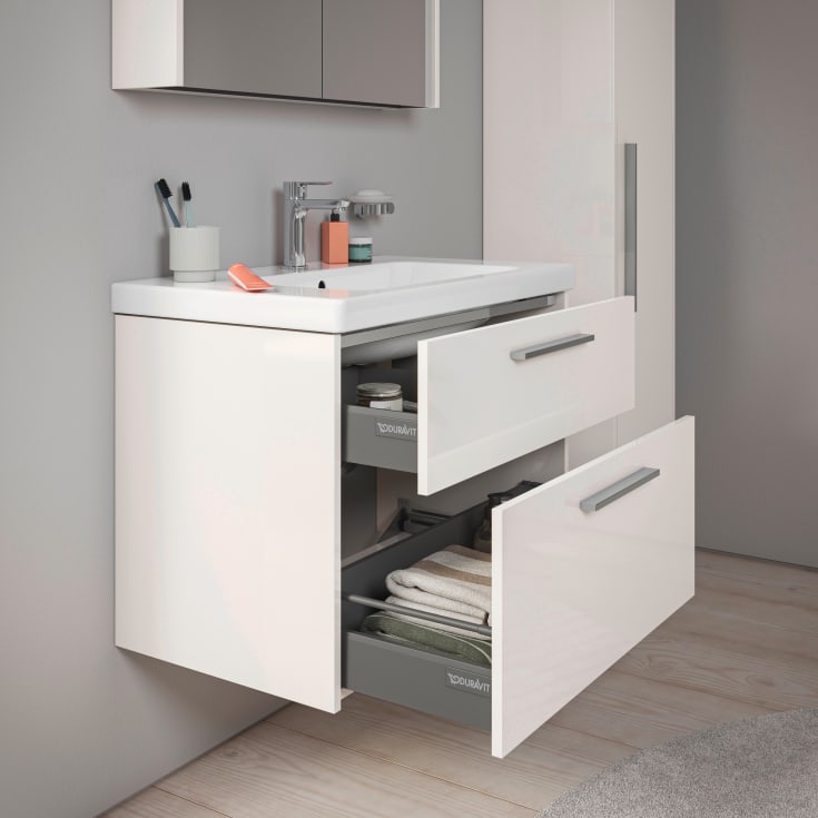 Duravit D-Code servantskap, 78,4x46 cm, hvit høyglans