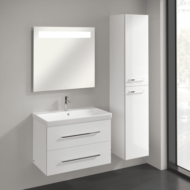Villeroy & Boch Avento A894 högskåp, 34,6x176 cm, höger, vit