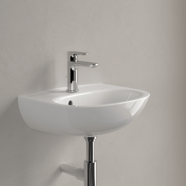 Villeroy & Boch O.Novo vegghengt servant, 45x36 cm, hvit