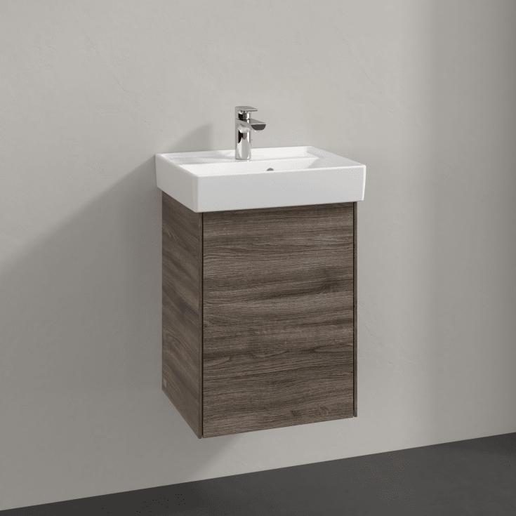 Villeroy & Boch Collaro servantskap, 41x34,4 cm, venstre, grĂ¥ eik