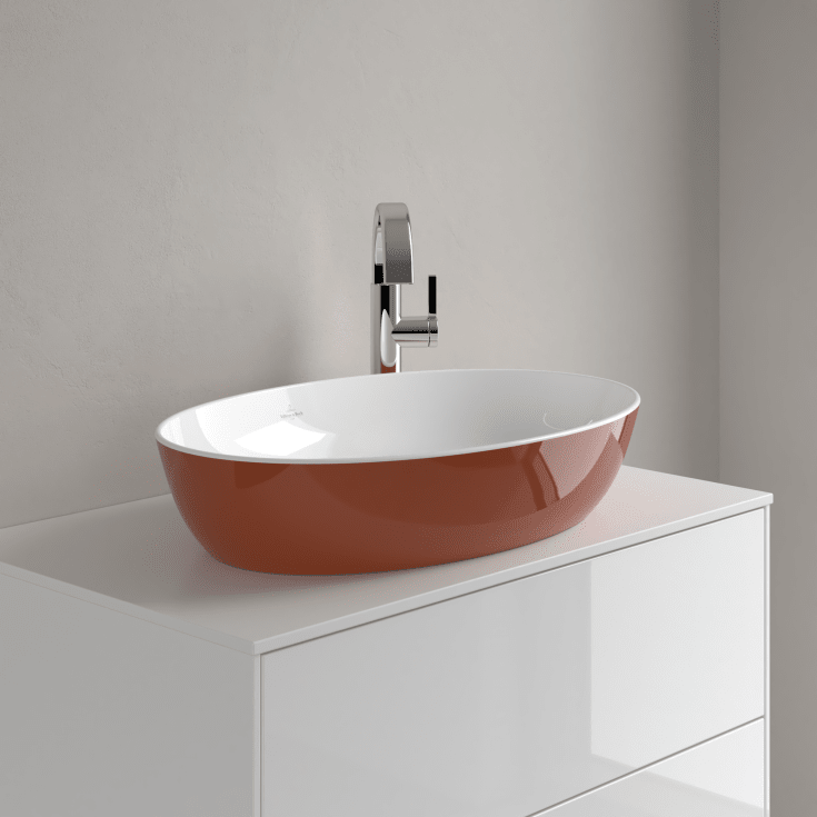 Villeroy & Boch Artis tvättställ, 61x41 cm, orange