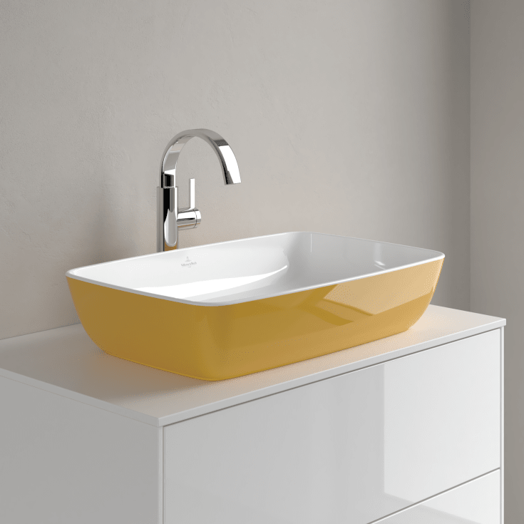 Villeroy & Boch Artis tvättställ, 58x38,5 cm, gul