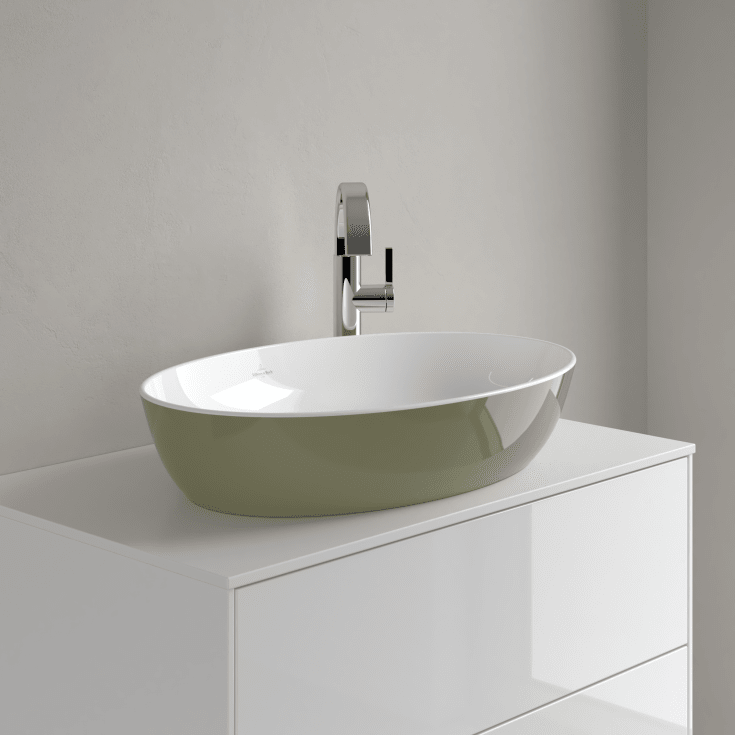 Villeroy & Boch Artis tvättställ, 61x41 cm, grön
