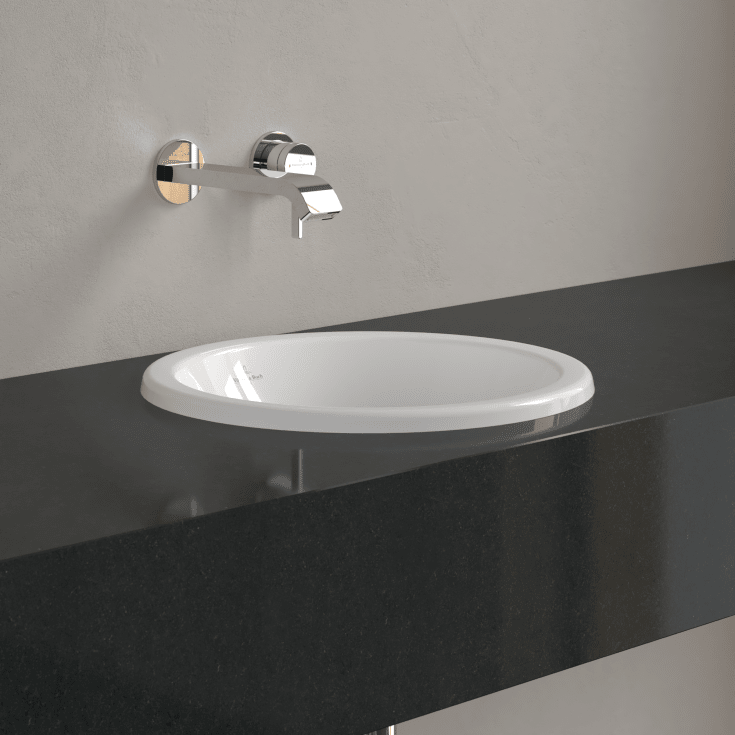 Villeroy & Boch Loop & Friends tvättställ, Ø39 cm, vit