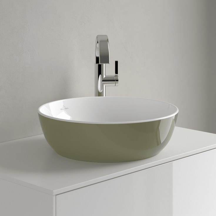 Villeroy & Boch Artis tvättställ, Ø43 cm, grön
