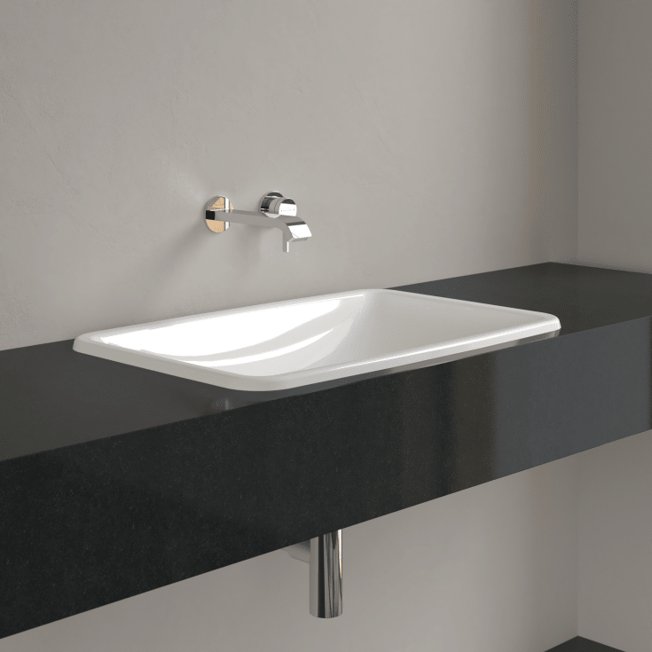 Villeroy & Boch Loop & Friends servant for nedfelling, 67,5x45 cm, med CeramicPlus, hvit