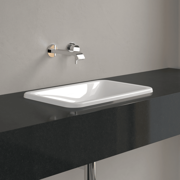 Villeroy & Boch Loop & Friends servant for nedfelling, 51x34 cm, med CeramicPlus, hvit