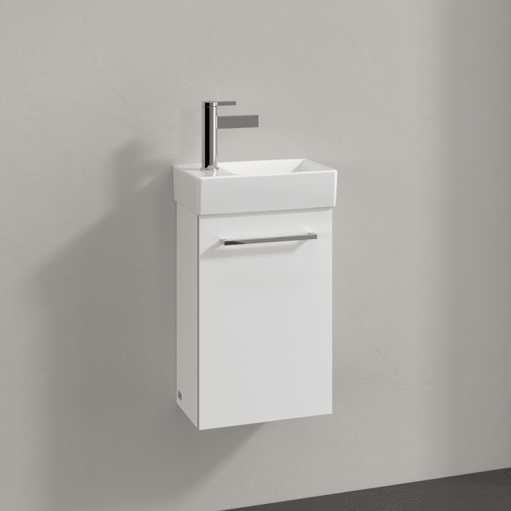 Villeroy & Boch Avento Vanity tvättställsunderskåp, 33,6x23,2 cm, höger, vit