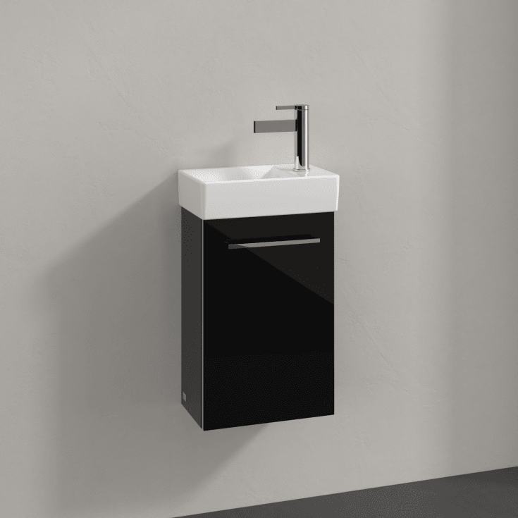 Villeroy & Boch Avento Vanity underskab, 33,6x23,2 cm, venstre, sort