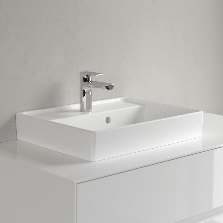 Villeroy & Boch Collaro tvättställ, 50x40 cm, matt vit