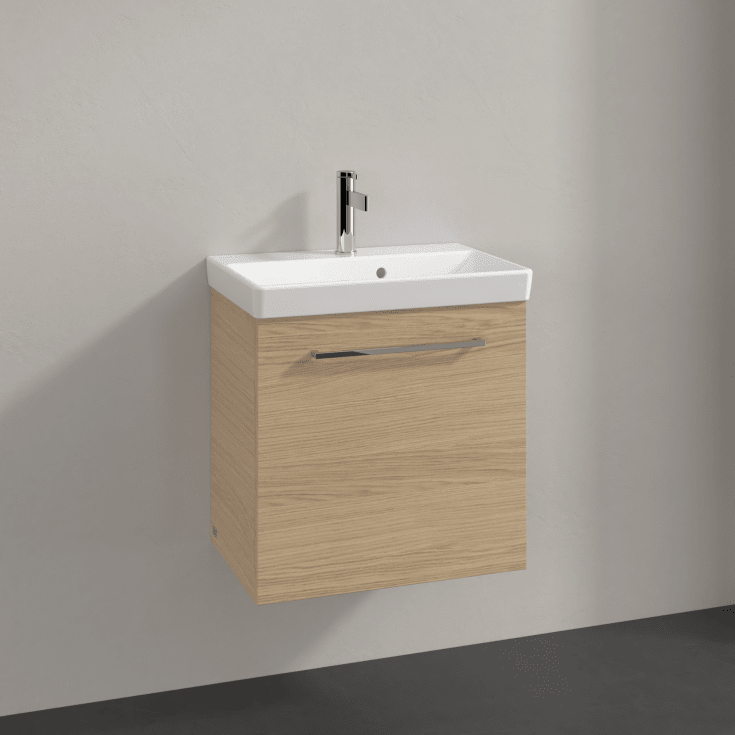 Villeroy & Boch Avento A888 tvättställsunderskåp, 52,6x38,2 cm, höger, ek
