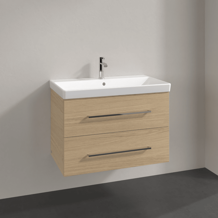Villeroy & Boch Avento A891 tvättställsunderskåp, 77,6x48,2 cm, ek