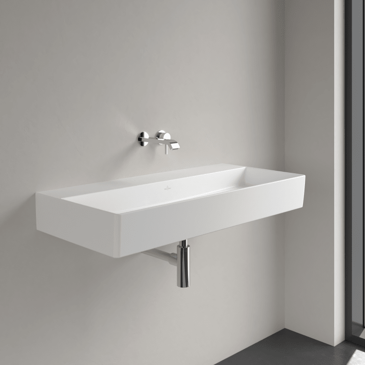 Villeroy & Boch Memento 2.0 håndvask, 100x47 cm, mat hvid