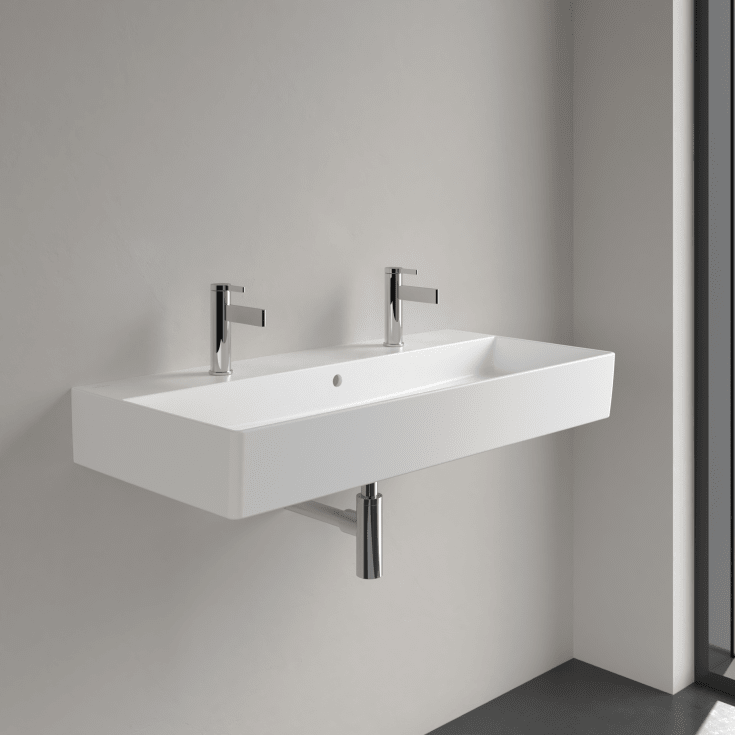 Villeroy & Boch Memento 2.0 tvättställ, 100x47 cm, matt vit