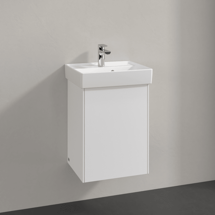 Villeroy & Boch Collaro tvättställsunderskåp, 41x34,4 cm, vänster, matt vit
