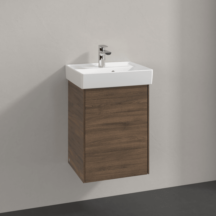 Villeroy & Boch Collaro underskab, 41x34,4 cm, højre, brun eg