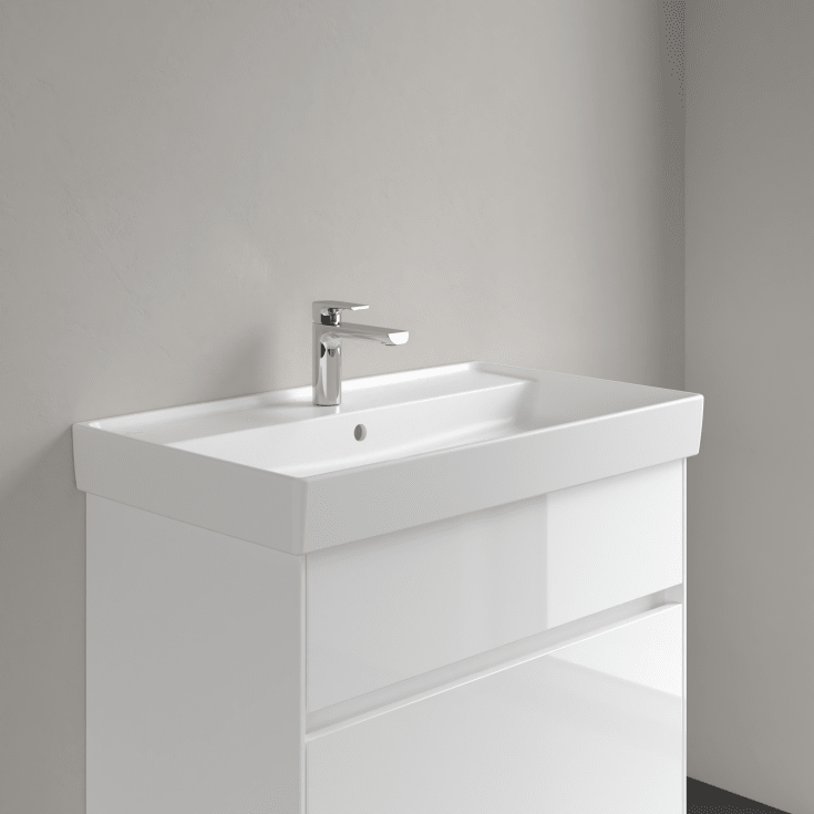 Villeroy & Boch Collaro hÄndvask, 80x47 cm, mat hvid