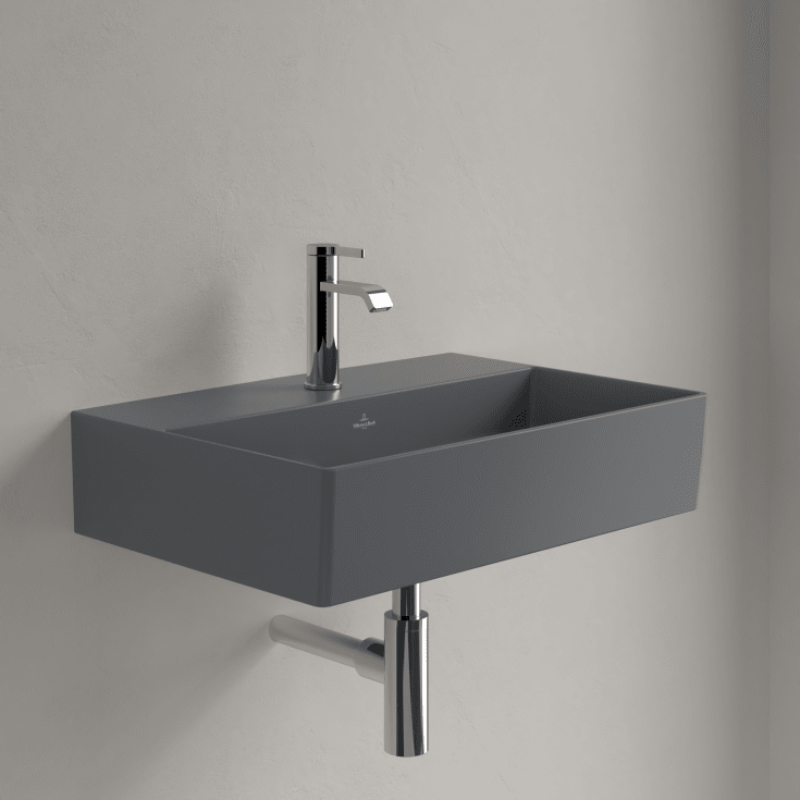 Villeroy & Boch Memento 2.0 tvättställ, 60x42 cm, matt grå