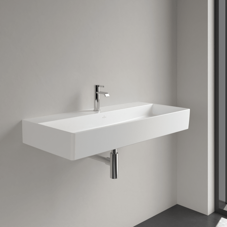 Villeroy & Boch Memento 2.0 tvättställ, 100x47 cm, matt vit
