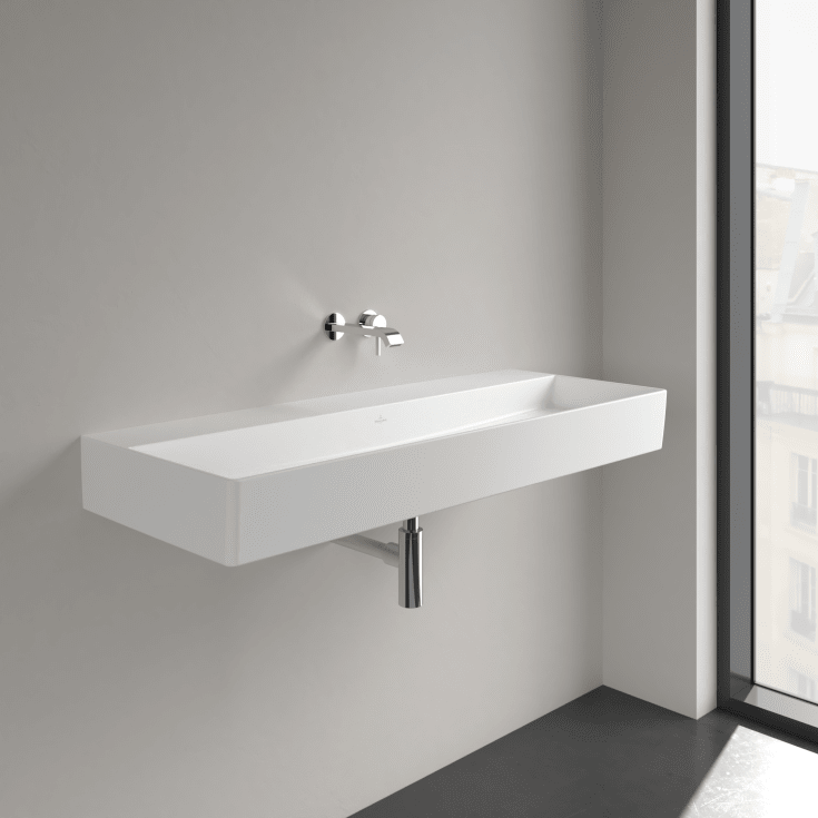 Villeroy & Boch Memento møbelservant, 120x47 cm, med CeramicPlus, hvit