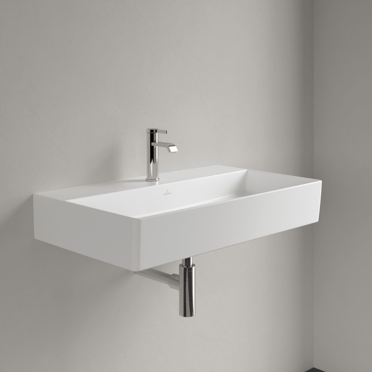 Villeroy & Boch Memento 2.0 tvättställ, 80x47 cm, matt vit
