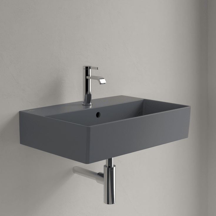Villeroy & Boch Memento 2.0 tvättställ, 60x47 cm, matt grå