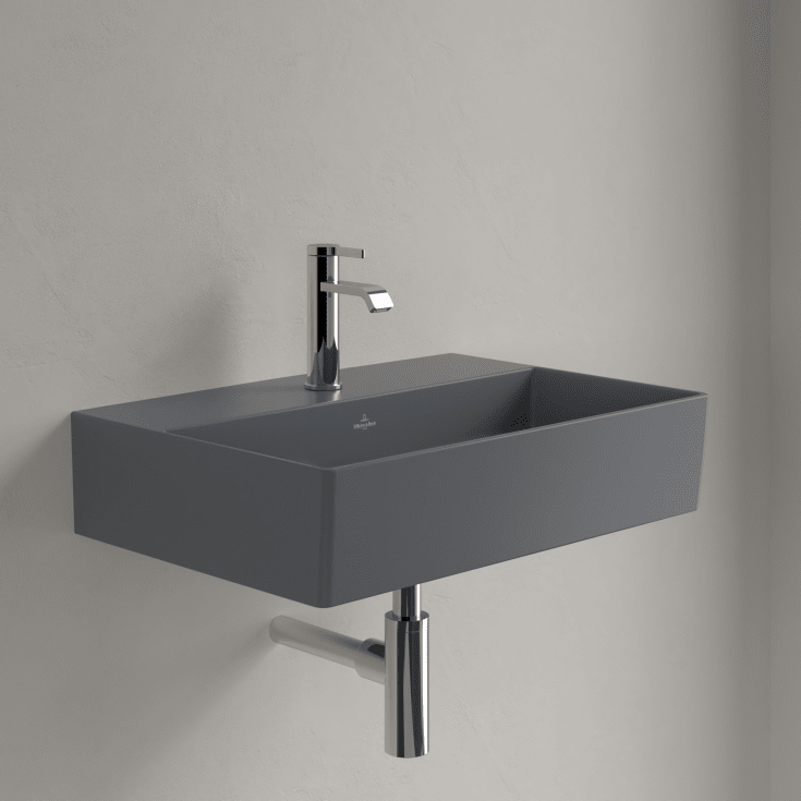 Villeroy & Boch Memento 2.0 tvättställ, 60x42 cm, matt grå