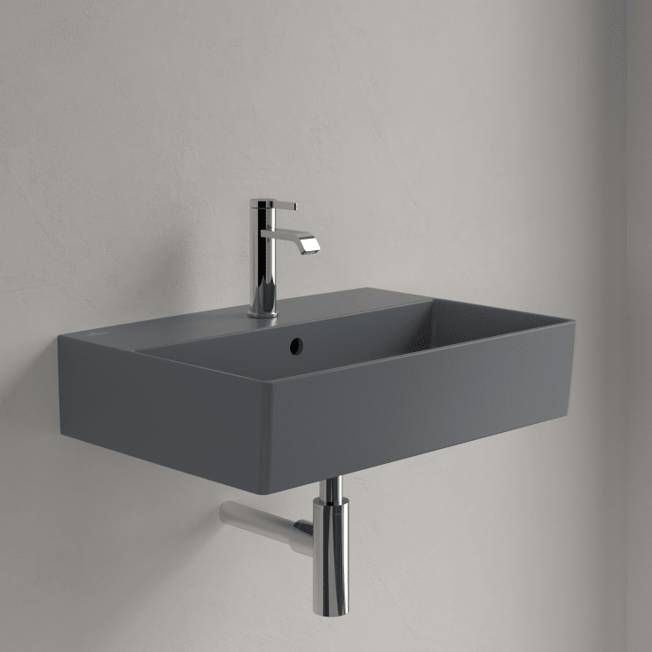 Villeroy & Boch Memento 2.0 tvättställ, 60x42 cm, matt grå