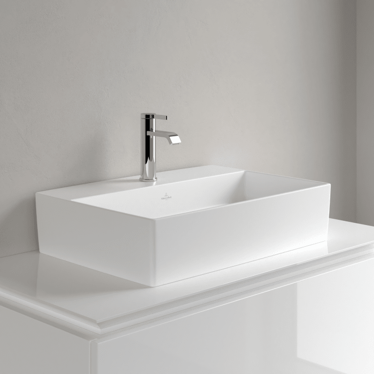 Villeroy & Boch Memento 2.0 tvättställ, 60x42 cm, matt vit