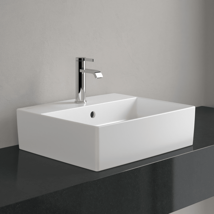 Villeroy & Boch Memento 2.0 tvättställ, 50x42 cm, matt vit