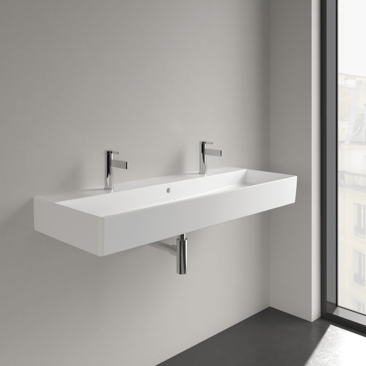 Villeroy & Boch Memento 2.0 tvättställ, 120x47 cm, matt vit
