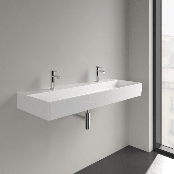 Villeroy & Boch Memento 2.0 tvättställ, 120x47 cm, matt vit