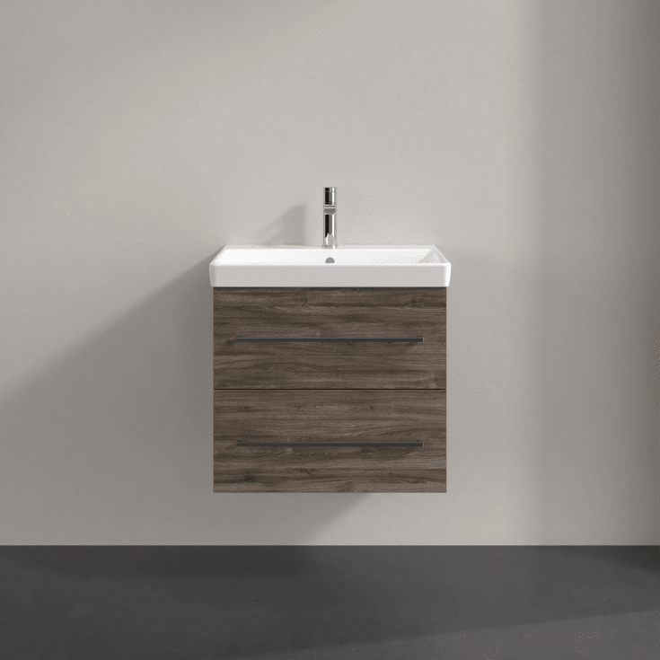 Villeroy & Boch Avento A889 servantskap, 57,6x48,2 cm, grĂ¥ eik