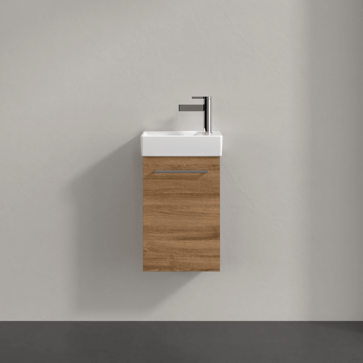 Villeroy & Boch Avento Vanity underskab, 33,6x23,2 cm, venstre, mørk eg