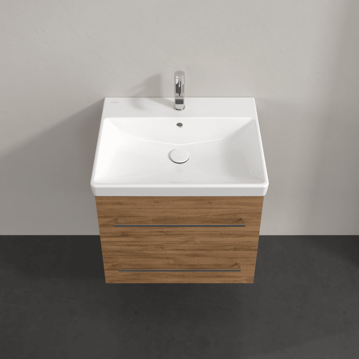 Villeroy & Boch Avento A889 tvättställsunderskåp, 57,6x48,2 cm, mörk ek