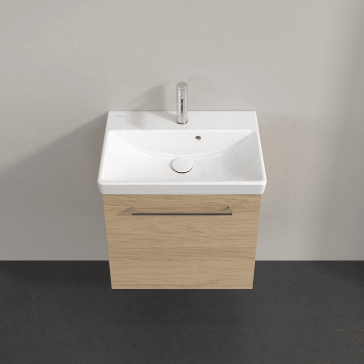 Villeroy & Boch Avento A888 tvättställsunderskåp, 52,6x38,2 cm, vänster, ek