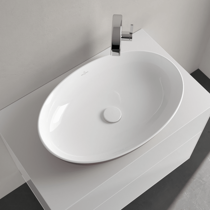 Villeroy & Boch Artis tvättställ, 61x41 cm, mörkröd