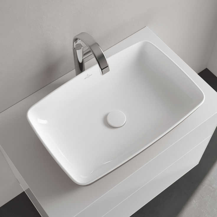 Villeroy & Boch Artis tvättställ, 58x38,5 cm, mörkröd