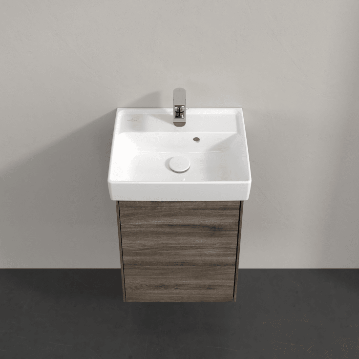 Villeroy & Boch Collaro servantskap, 41x34,4 cm, høyre, grå eik