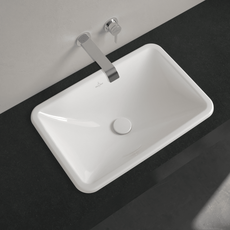 Villeroy & Boch Loop & Friends servant for nedfelling, 60x40,5 cm, med CeramicPlus, hvit