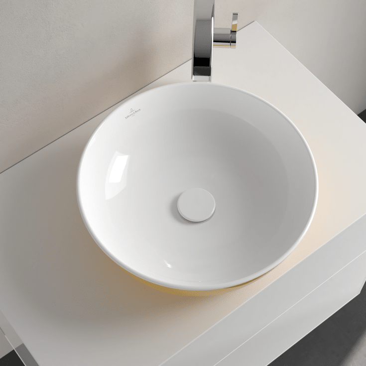 Villeroy & Boch Artis toppmontert servant, Ø43 cm, gul
