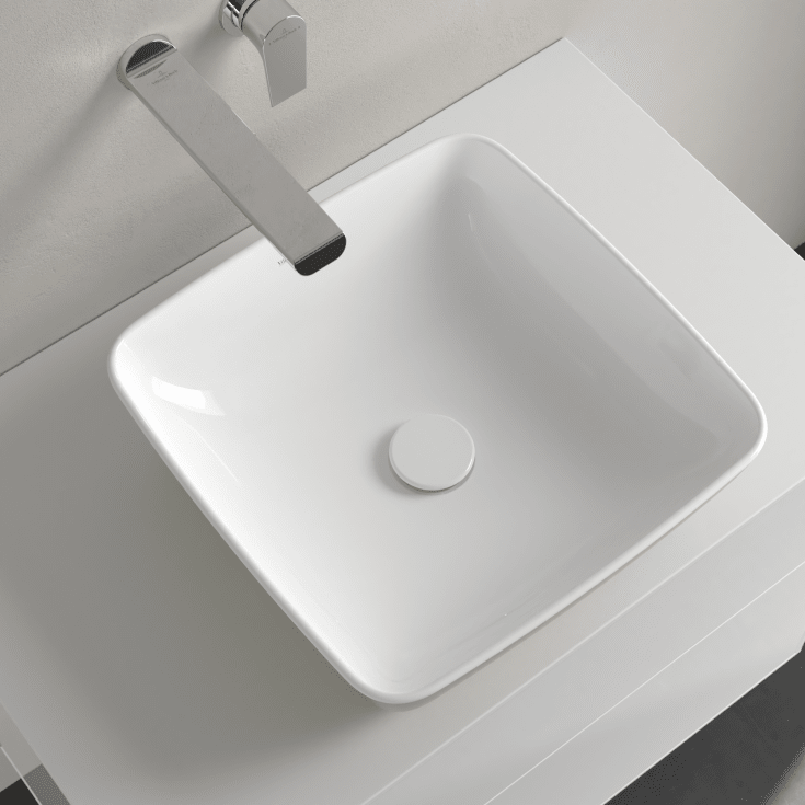Villeroy & Boch Artis toppmontert servant, 41x41 cm, grønn