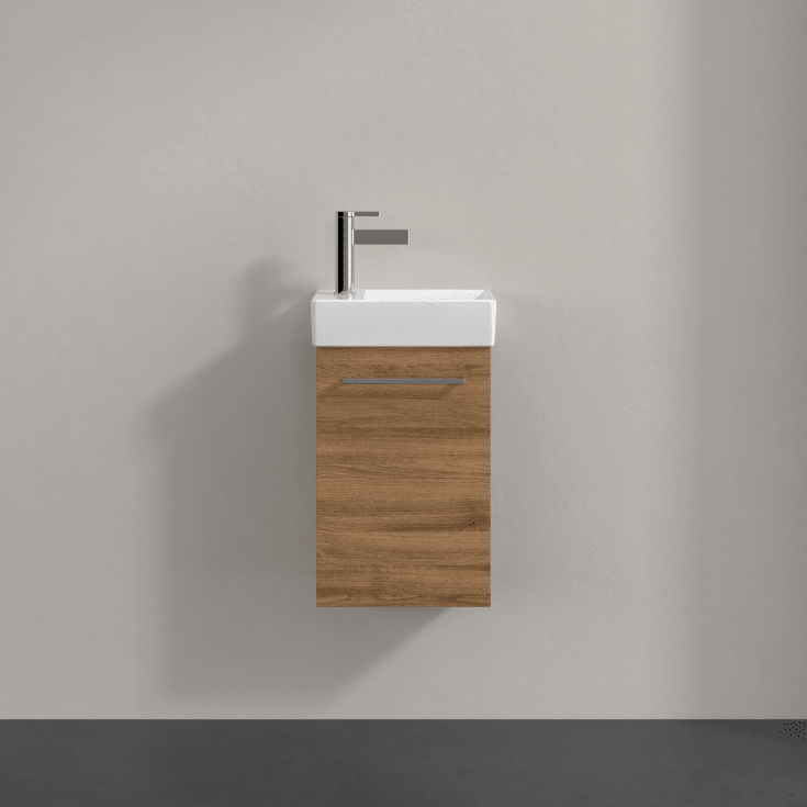 Villeroy & Boch Avento Vanity underskab, 33,6x23,2 cm, højre, mørk eg