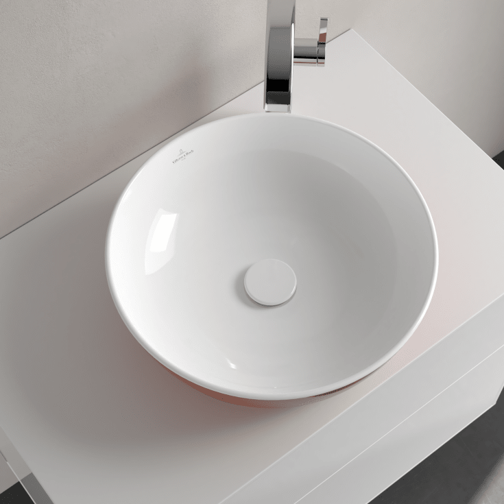 Villeroy & Boch Artis håndvask, Ø43 cm, orange