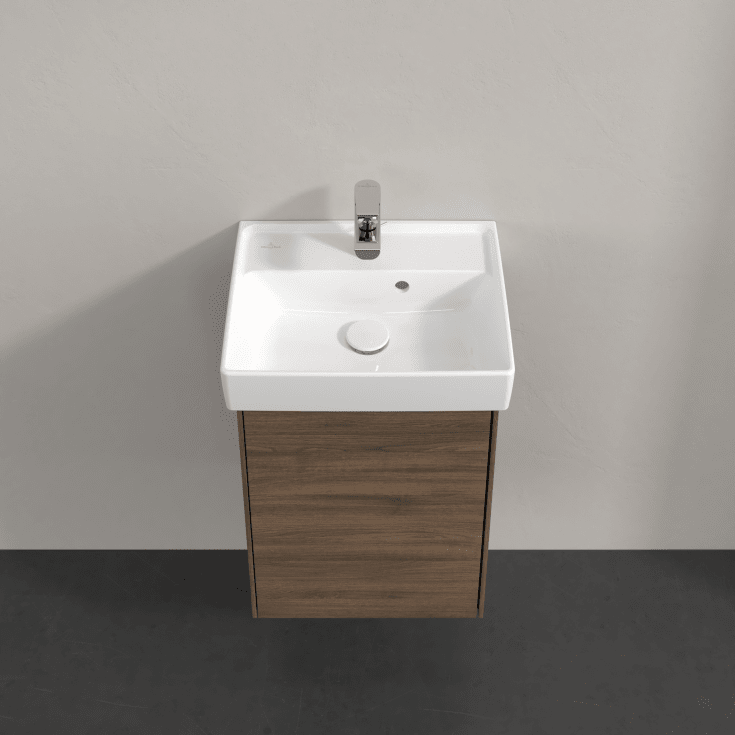 Villeroy & Boch Collaro servantskap, 41x34,4 cm, høyre, brun eik