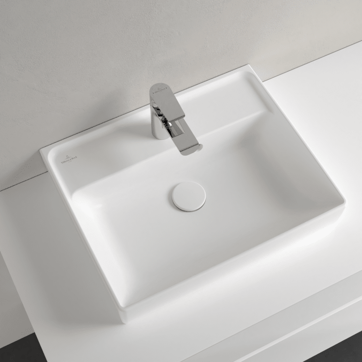 Villeroy & Boch Collaro møbelservant, 50x40 cm, med CeramicPlus, hvit