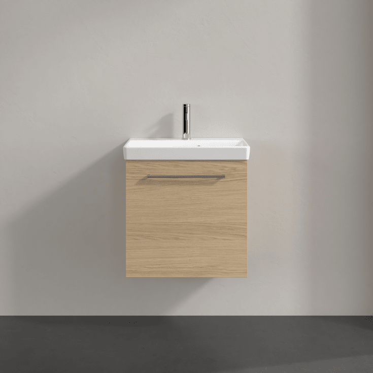 Villeroy & Boch Avento A888 tvättställsunderskåp, 52,6x38,2 cm, vänster, ek